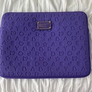 Marc by Marc Jacobs Purple Laptop Sleeve